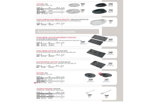 PLATEAU ARDOISE 1 ENCOCHE POUR ESPRESSO ET CAPUCCINO 8