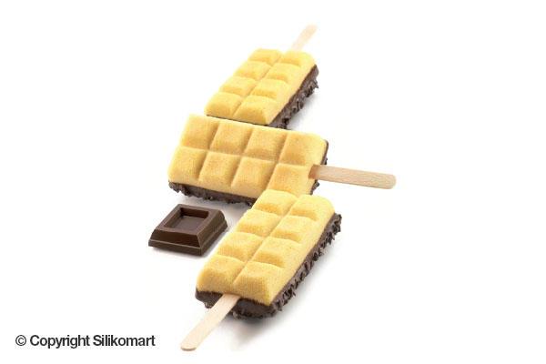 GEL02 CHOCO STICK - SET 2 STAMPI IN SILICONE BIANCO SILIKOMART 5