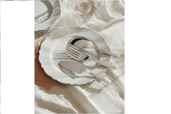 COLLEZIONE DRESSED  - PIATTO DA SERVIZIO IN PORCELLANA CM 33.5 1