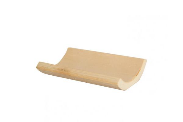 YAKI Mini piattino rettangolare bambù liscio 10 x 7,5 cm 1