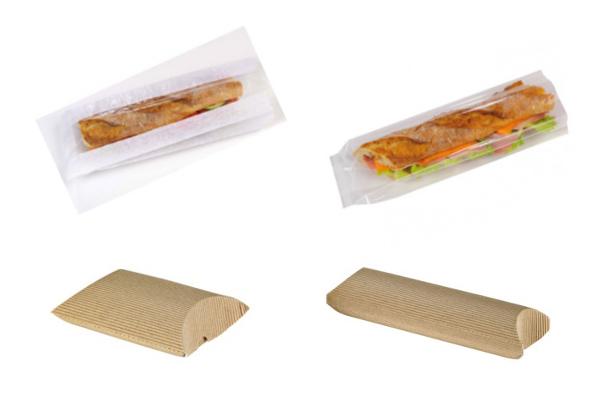 Sacchetto carta panino/sandwich 30 x 6 cm 2